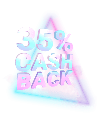 35% Cashback Weekends