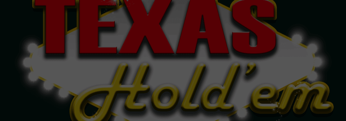 Texas Holdem sign with 2 Aces